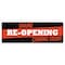 Signmission Grand Re-Opening Coming Soon Banner Concession Stand Food Truck Single Sided B-72-30076 - alternate 1